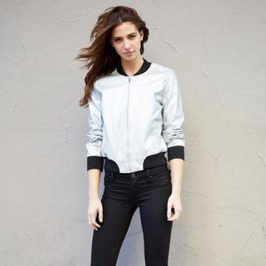 ❌ SOLD BB Dakota Alastair Silver Bomber Jacket